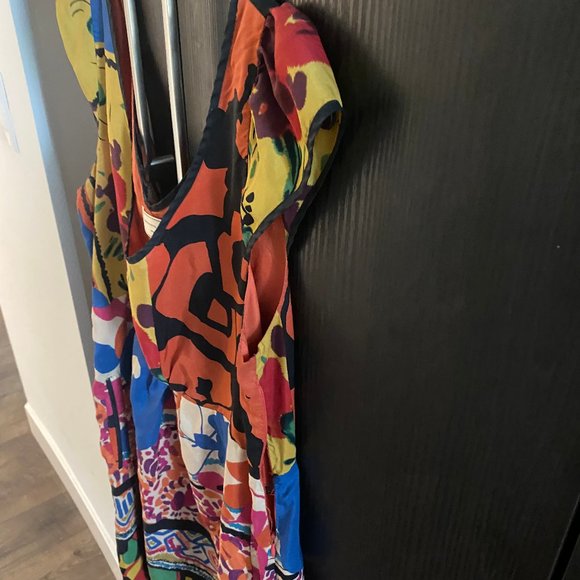 Moulinette Soeurs Vetement Silk Patterned Dress - Picture 2 of 4